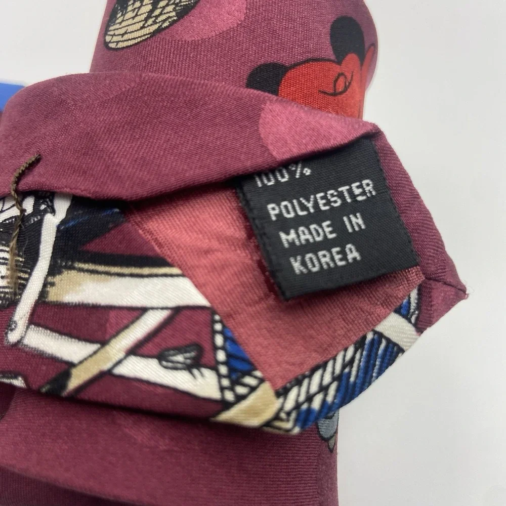 Disney‎ Mickey Mouse Neck Tie ~ Director Mickey Mouse Vintage Tie